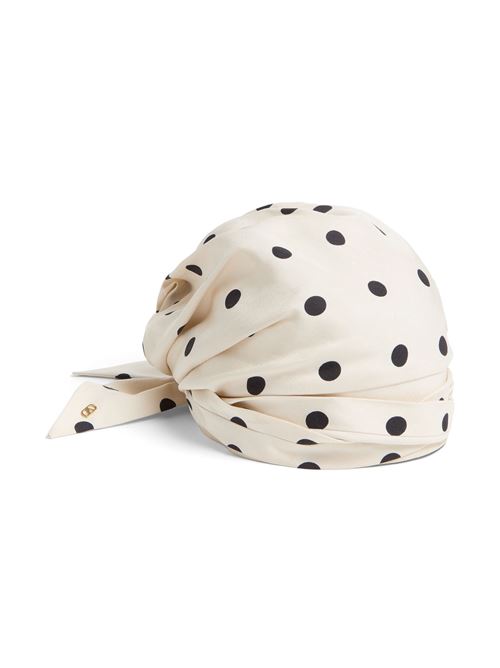 Silk headdress with polka dot print VALENTINO GARAVANI | 6W2HH00DUIUCVF